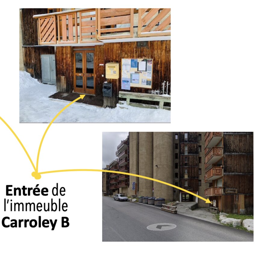 Entrée de l'immeuble Carroley B